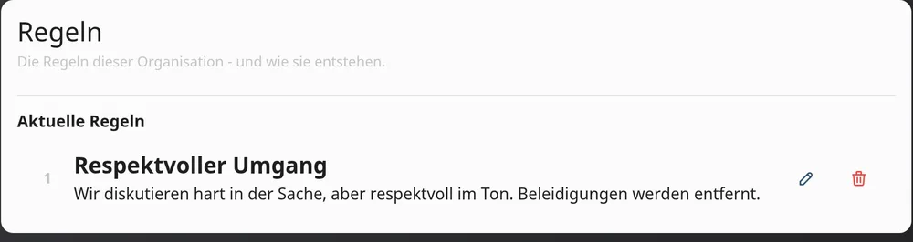 Positionen gemeinsam entwickeln