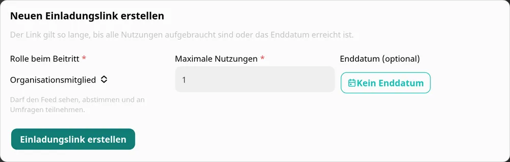 Mitglieder einladen